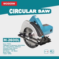 PROMO MODERN M2600L MESIN GERGAJI POTONG KAYU CIRCULAR SAW 7 MODERN / BELTER M 2600 L