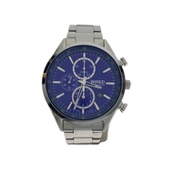 SEIKO NEXTAGE mens watches quartz wrist watch analogues stainless Blue Silver 7T92-0SM0 Chronograph 