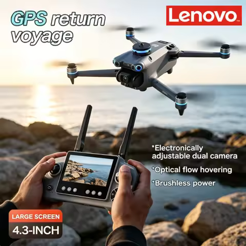 Lenovo GT60 Foldable GPS Drone Screen Remote Brushless Dual 4K/8K Camera Obstacle Avoidance Airdrop 