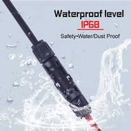 Solar PV 8 AWG Solar Connector IP68 1500V 70A Solid Tinned Copper Terminal Black 5 Pairs (10mm2 (8AW