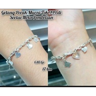 Realpic silver bracelet tok 999