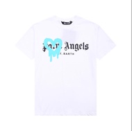 NEW Palm Angels 21SS Letter Logo Short Sleeve Round Neck Men Women T-shirt, Unisex, Lovers, Couple S