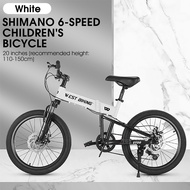 WEST ขี่จักรยาน20นิ้ว6061อลูมิเนียมกรอบเด็กพับจักรยานเสือภูเขา Shimano ความเร็วส่งเด็กจักรยาน