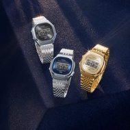 100% ORIGINAL CASIO Vintage A140WE-2ADF / A140WE-8ADF / A140WE / A140WEG Digital Stainless Steel Ban