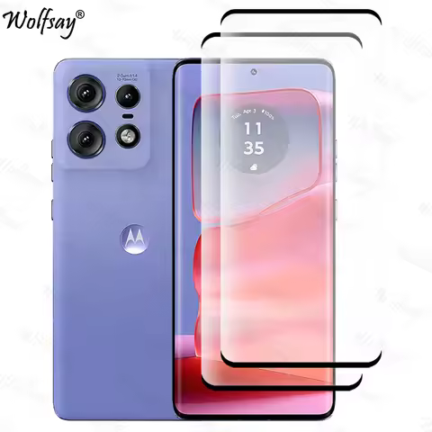 Curved Edge Tempered Glass For Motorola Edge 50 Pro Screen Protector Moto Edge 50 Pro 50 Ultra Glass