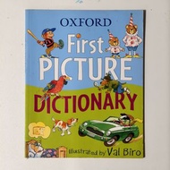 【牛津權威童書/9成新】Oxford First Picture Dictionary 兒童第一本英文字典 (插畫大師Val Biro手繪) 幼小銜接必備 英語生字啟蒙