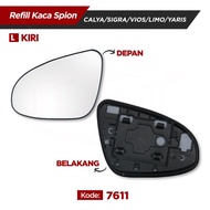 Cermin Kaca Spion Refill - Mobil Calya / Sigra / Vios / Limo / Yaris / Camry/Altis/Etios - EMGI - 76
