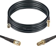 Maswell LMR240 Equivalent 2m 6.56 feet SMA Male to SMA Female Coax Extension Cable, 50 Ohm Low Loss 