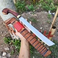 golok serbaguna tebas bambu kayu khas banten supertajam