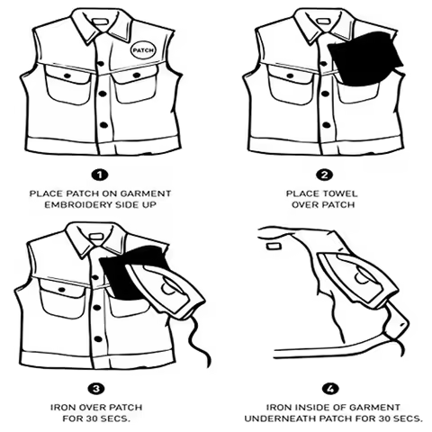 CUSTOM EMBROIDERED REFLECTIVE 350MM MC ROCKER PATCH TOP OR BOTTOM BIKER MOTORCYCLE 2 PCS