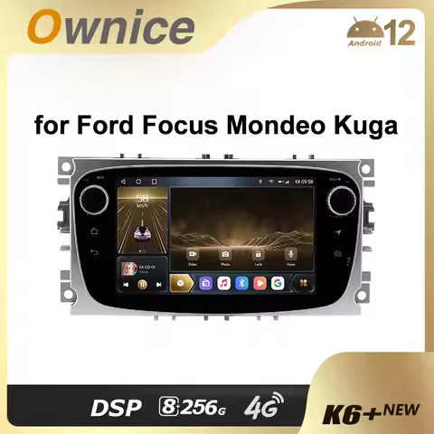 Ownice K6 for Ford Focus Mondeo Kuga C-MAX S-MAX Android 12.0 8G+256G Car Autoradio Multimedia Galax