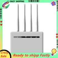 4G SIM Card Wireless CPE Router High-Speed Dual-Band 4-Port Network Card WiFi 6 (Europe/Asia/Africa 