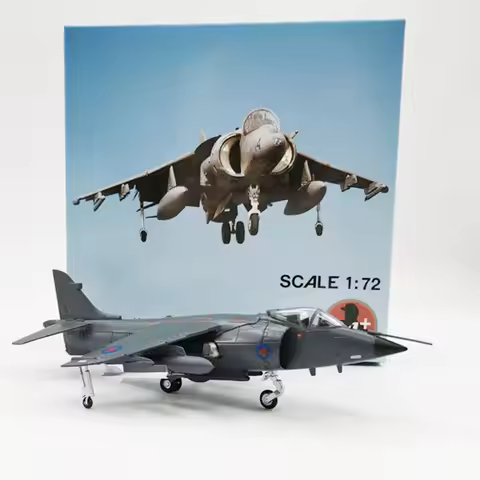1/72 Scale Classic United Kingdom UK 1982 BAE Sea Harrier FRS MK I Plane Army Fighter Aircraft Airpl