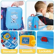 Medical Backpack Doctors Toys Set 17Pcs Pretend Play Mainan Budak Hadiah Budak Lelaki Perempuan Kids