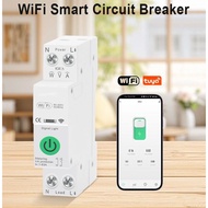 Cầu dao aptomat 63A thông minh wifi tuya1P đo thiện năng tiêu thụ điều khiển từ xa qua điện thoại