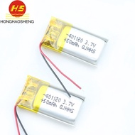 401120 401020 55mah Lithium Battery 3.7v Bluetooth Speaker Lithium Battery Selfie Bracelet Battery M
