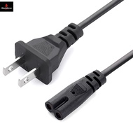 EU Power Cable 2pin IEC320 C7 US Power Extension Cord For Dell Laptop Charger Canon Epson Printer Ra