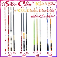 CẦN CÂU ĐÀI Câu tay Câu cá 6H 5H 4H 3H Tuyển Chọn Cần Câu đơn TỐT NHẤT - Carbon 19X - 3m6 4m5 5m4 6m