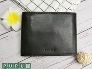 *PUPU屋* FOSSIL Mykel Traveler 雙層鈔票夾 零錢袋 短夾 皮夾 SML1801001 全新