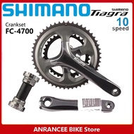 Shimano Tiagra 4700ข้อเหวี่ยง10สปีด165มม. 170มม. 172.5มม. 175มม. ข้อเหวี่ยง48-34ตัน50-34ตัน52-36ตันข