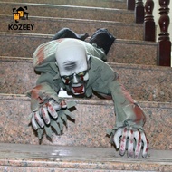KOZEEY Horror Halloween Skeleton Crawling Zombie Haunted House Decor  Tricky Toy Prop