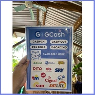 ❧ ♆ ◹ Gcash Cash-in Cash-out Rates Signages