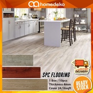 SPC Flooring 4mm 10pcs/24sqft Vinyl Click Interlocking Waterproof Flooring