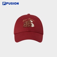 FILA FUSION INLINE FILA FUSION LIFE ACCESSORIES Unisex Baseball Cap (Red/ White)