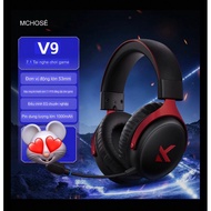 Mchose V9/V9 Pro Gaming Headset (Clone Hyperx Cloud 3 Wireless - Wired/Wireless/Bluetooth Headset - 
