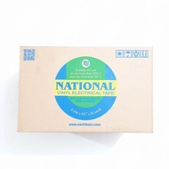 SHIPPINGbebas - 120 Pcs (1 Box) National Black Pvc Vinyl Electrical Insulation Box