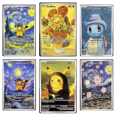 Proxy PKM Cards Japanese DIY Cards TCG Game Collection Cards Pokemon Sunflora-085 Mona Pika-085 Pika