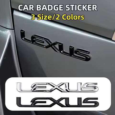 ABS Car Rear Emblem Trunk Badge Sticker Letter Logo For Lexus F SPORT IS250 IS200 CT200h GS300 LS430