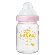 Pigeon 桶谷式 直接哺乳訓練用 母乳諮詢室 奶瓶 160ml 適用0個月以上 耐熱玻璃製 SS尺寸（圓孔）奶嘴附