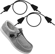Elastic Shoelaces for Hey Dude, No Tie Bungee Stretchy Shoe Laces, Stretch Replacement Strings kit