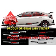 Cutting sticker car type R sticker car honda type R
