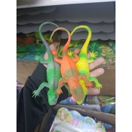 FAKE IGUANA TOY 4 PCS / LOOKING REAL IGUANA TOY  / ARTIFICIAL IGUANA TOY / IGUANA MAINAN