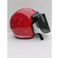 cod bayar ditempat helm bogo TERLARIS retro cat full leher dewasa pria wanita warna motif garis mera