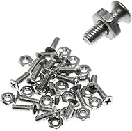 Maxmoral 20 Sets D Series Panel Screws and Nut Kit Panel Mount Connector for Attaching D Series Conn