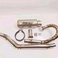 Knalpot Racing DTracker 150 WR155 CRF KLX SUARA NGEBAS SC PROJECT import Taiwan JAMIN PNP Kendaraan 