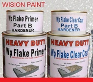 1 set flake Coating /  DIY WATERPROOFING FOR FLAKE COLOUR ( 1L WP EPOXY  Primer + 1L WP EPOXY Clear Coat  ONLY)