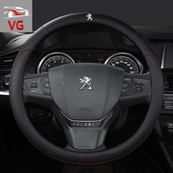 Car Diamond Leather Steering Wheel Cover For Peugeot 206 308 307 207 208 3008 407 508 2008 RCZ Car Interior