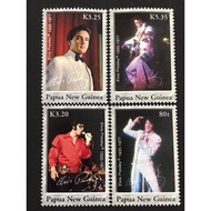 2006.11.15.Papua New Guinea Elvis-Elvis Presley {King of Rock} 1935-1977 Set of 4 Full