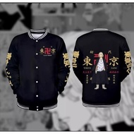 Tokyo Revengers Angry & Smiley Fullprinting Varsity Bomber Jacket