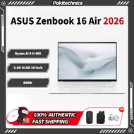 ASUS Zenbook 16 Air 2026 Ryzen AI 9 H 465 2.8K OLED 16 inch 83Wh ASUS Laptops