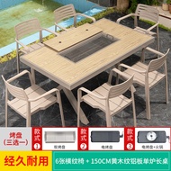 【Please Contact Customer Service For Customization】 Outdoor Barbecue Table And Chairs Courtyard Open