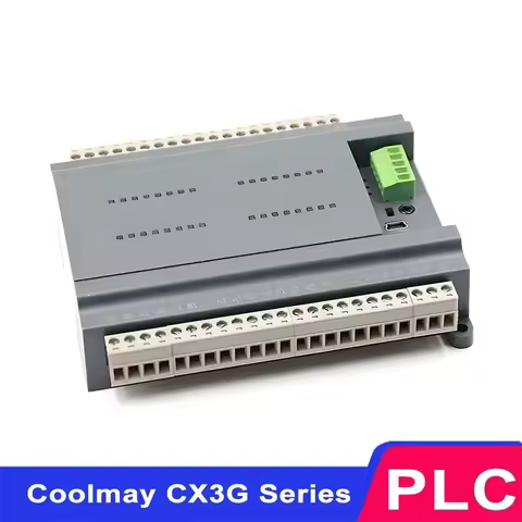 Coolmay CX3G 24MT 24MR 48MT 48MR 64MT 64MR PLC Ethernet RS485 Programmable Logic Controller Compatib
