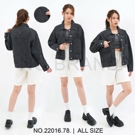WOMEN'S DENIM JACKET BLACKSnow ALL SIZES LATEST MODEL CODE CYD-678