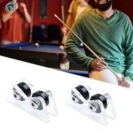 Dovewill 2PCS Straightness Checker Snooker Club Roller Maintain Billiard Cue Straightness Repair Poo