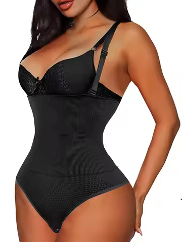 Bodysuit Shapewear Women Full Body Shaper Tummy Control Slimming Underwear Contour Butt Lifter Push 