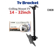 LCD LED TV Tilt Ceiling Wall Mount TV Bracket Fits Most 14-32 inch